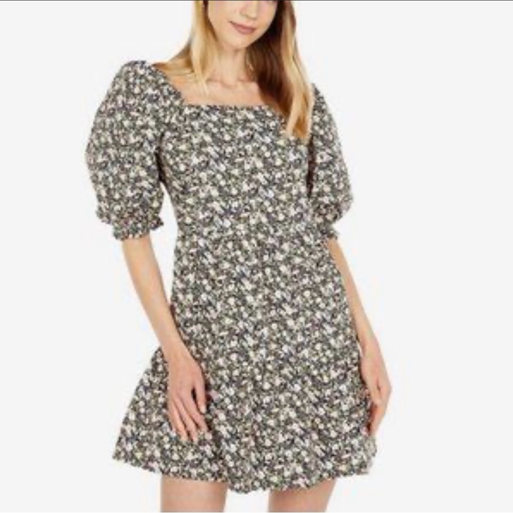 Levi’s Willa Cotton Trapeze Dress, XS, Black